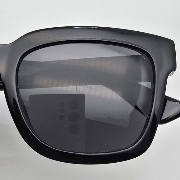 Gucci GG0001SN 001 Black Frame Black Lens Sunglasses w/ Case Italy 52-21-145 - Picture 14 of 16